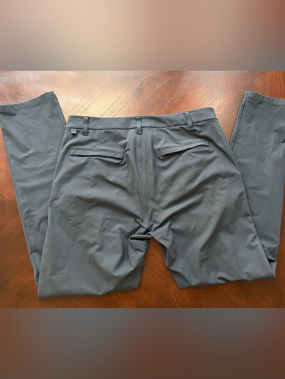 lululemon athletica Men's Slim Chino Pants - Charcoal size 34 - Picture 2 of 8